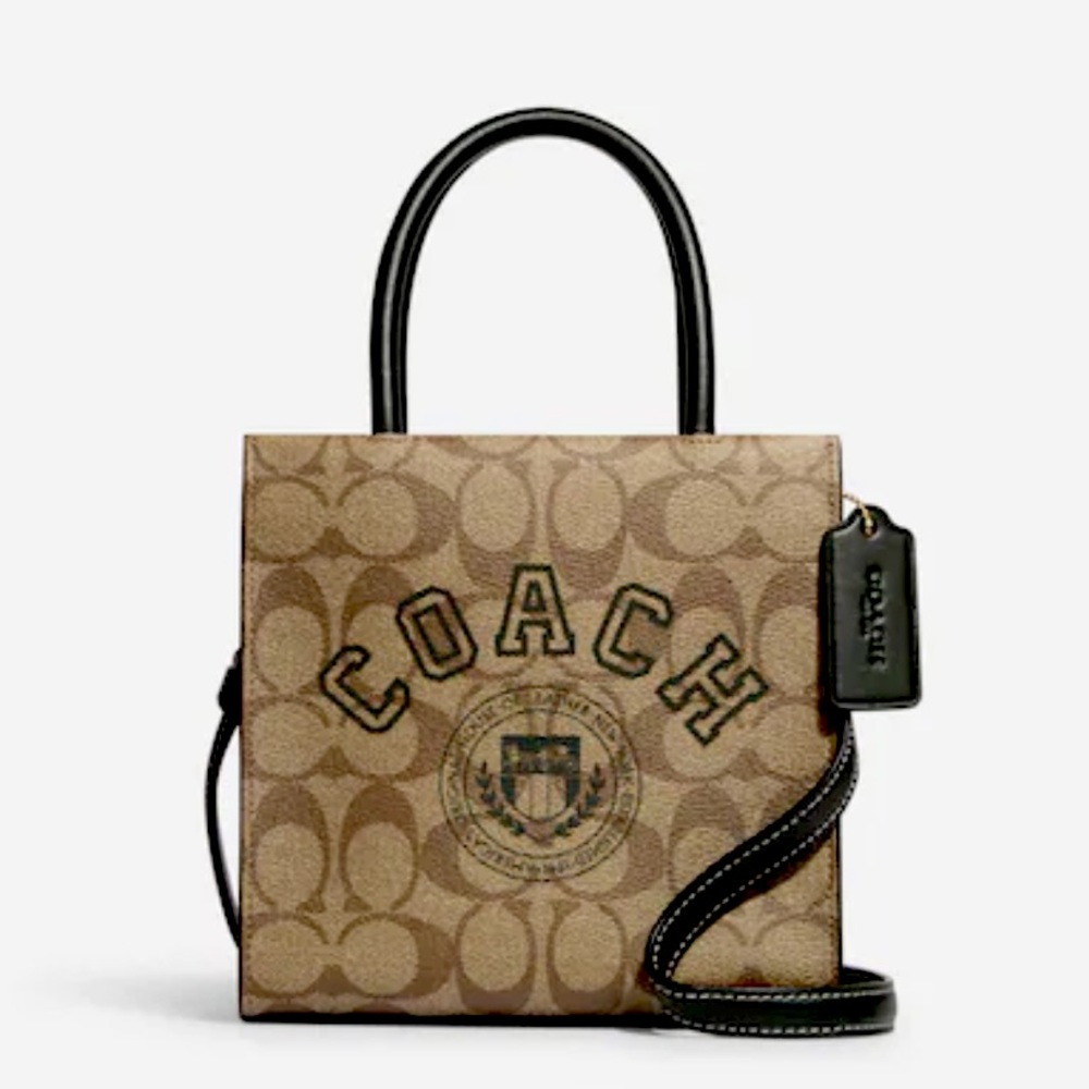 CoAch crossbody bag signature canvas Varsity motif